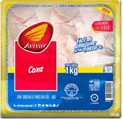 COXA DE FRANGO CONGELADA AVIVAR BDJ CX 18KG