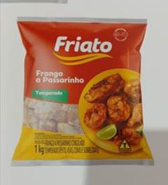 FRANCO A PASSARINHO TEMPERADO FRIATO PACOTE 1KG CX 9KG