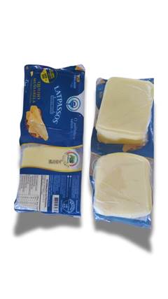 QUEIJO MUSSARELA FATIADO 1KG LATPASSOS