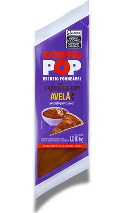 RECHEIO FORNEAVEL CHOCOLATE AVELA CONFEITEIRO POP 8X1,01KG
