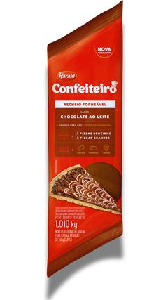 RECHEIO FORNEAVEL CHOCOLATE AO LEITE CONFEITEIRO 8X1,01KG