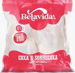 COXA COM SOBRECOXA DE FRANGO ENVELOPADA BELAVIDA CX 20KG