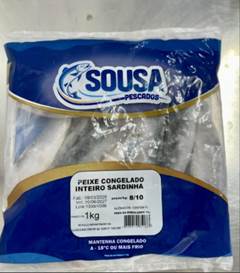 SARDINHA INTEIRA 8/10 PECAS PACOTE CX15KG