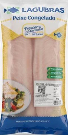 FILE DE MERLUZA PACOTE 1 KG CAIXA 12 KG