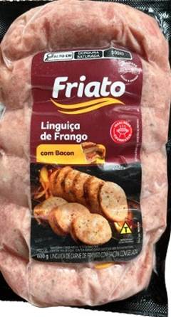 LINGUICA FRANGO COM  BACON FRIATO 600GRAMAS