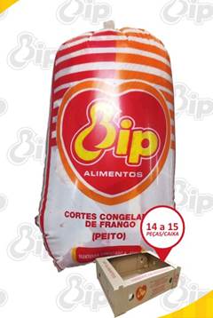PEITO FRANGO BIP PACOTE CAIXA KG
